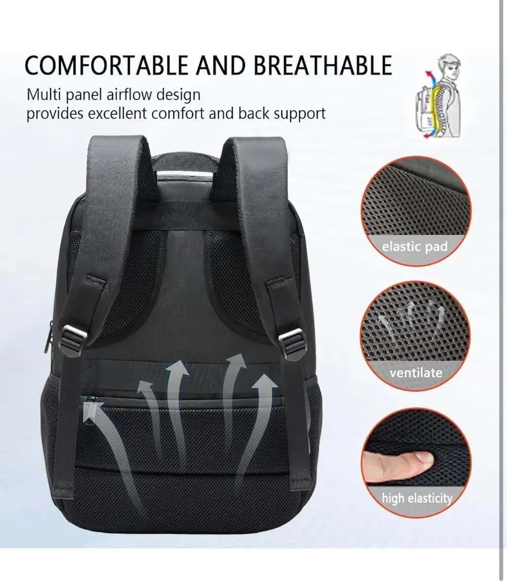 WeiTrust 17.3-Inch Laptop Backpack, Water-Resistant Multi-Layer Travel and Busin